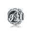BAMOER Authentic 925 Sterling Silver Vintage A to T, Clear CZ Alphabet Letter Beads Fit Charm Bracelets DIY Jewelry SCC738
