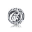BAMOER Authentic 925 Sterling Silver Vintage A to T, Clear CZ Alphabet Letter Beads Fit Charm Bracelets DIY Jewelry SCC738
