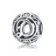 BAMOER Authentic 925 Sterling Silver Vintage A to T, Clear CZ Alphabet Letter Beads Fit Charm Bracelets DIY Jewelry SCC738
