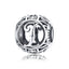 BAMOER Authentic 925 Sterling Silver Vintage A to T, Clear CZ Alphabet Letter Beads Fit Charm Bracelets DIY Jewelry SCC738