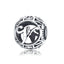 BAMOER Authentic 925 Sterling Silver Vintage A to T, Clear CZ Alphabet Letter Beads Fit Charm Bracelets DIY Jewelry SCC738