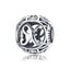 BAMOER Authentic 925 Sterling Silver Vintage A to T, Clear CZ Alphabet Letter Beads Fit Charm Bracelets DIY Jewelry SCC738