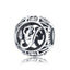 BAMOER Authentic 925 Sterling Silver Vintage A to T, Clear CZ Alphabet Letter Beads Fit Charm Bracelets DIY Jewelry SCC738