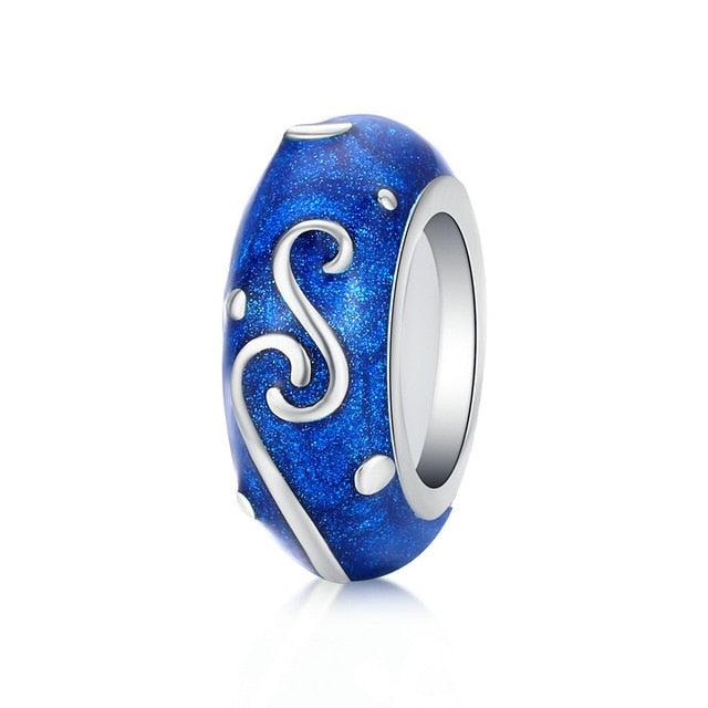 BAMOER Authentic 925-sterling-silver Dog Animal Footprint Cat Heart LOVE Spacer Charm Fit  Bracelet DIY Original SCC594