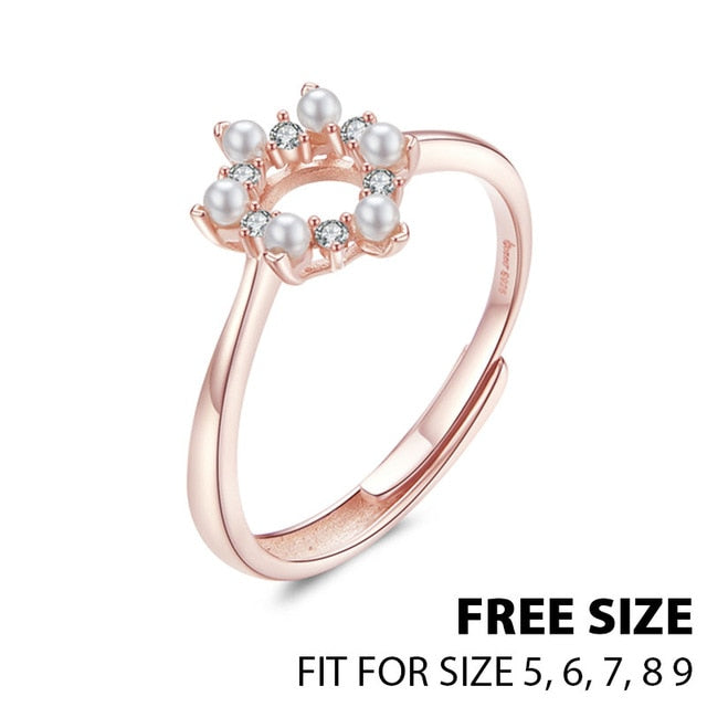 BAMOER Authentic 100% 925 Sterling Silver Love Heart Forever More Ring Clear CZ Jewelry Clearance Sale Limited Stock LOW TO 3.99