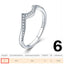 BAMOER Authentic 100% 925 Sterling Silver Love Heart Forever More Ring Clear CZ Jewelry Clearance Sale Limited Stock LOW TO 3.99