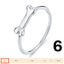 BAMOER Authentic 100% 925 Sterling Silver Love Heart Forever More Ring Clear CZ Jewelry Clearance Sale Limited Stock LOW TO 3.99