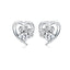 bamoer Blue Crystal Paw Stud Earrings for Girl Heart Shape CZ Footprint Ear Studs Jewelry Women 2019 New Design Bijoux SCE654