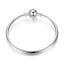 BAMOER Authentic 100% 925 Sterling Silver Snake Chain Bracelet & Bangle Pave Star Cubic Zirconia CZ DIY Jewelry