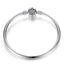 BAMOER Authentic 100% 925 Sterling Silver Snake Chain Bracelet & Bangle Pave Star Cubic Zirconia CZ DIY Jewelry