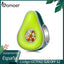 bamoer 925 Sterling Silver Jewelry Green Enamel Avocado Fruit Charm for Original Silver Bracelet 3mm Women Jewelry Making BSC129