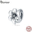 bamoer Authentic 925 Sterling Silver Jewelry make Blooming Flower Charm for Original Silver Beads Bracelet & Bangle DIY SCC1698