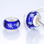 BAMOER Fashion DIY Beads Brown Round Shape Murano Glass Beads fit Bracelet Women Beads & Jewelry Makings PA6366