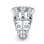 bamoer 925 Sterling Silver Joker Skull Ghost Beads Charm fit Original Silver Bracelet Bangle Halloween Festival Collection