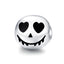 bamoer 925 Sterling Silver Joker Skull Ghost Beads Charm fit Original Silver Bracelet Bangle Halloween Festival Collection