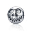 bamoer 925 Sterling Silver Joker Skull Ghost Beads Charm fit Original Silver Bracelet Bangle Halloween Festival Collection