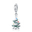 bamoer Christmas Collection 925 Stelring Silver Charm fit Bracelet DIY Bijoux Women Fine  Jewelry Making Festival Gifts