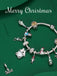 bamoer 925 Sterling Silver Pendant Charm for Women Original 925 Snake Bracelet Floating Box Christmas Collection Gifts SCC1357