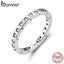 bamoer Engagement Wedding Band Genuine 925 Sterling Silver Minimalist Promise Finger Rings for Women 2020 Bijoux Moda SCR633