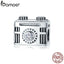 BAMOER Original 925 Sterling Silver Sentimental Snapshots Camera Charm Fit Bracelet & Necklace Black Enamel DIY Jewelry SCC516