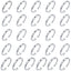 bamoer Unisex Silver 925 Sterling Letter Rings for Women Men A-Z 26 Resizable Initial Alphabet Jewelry Female Accessories SCR544