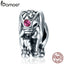 BAMOER Flying Dumbo Beads 100% 925 Sterling Silver Thailand Lucky Elephant Charms fit Women Bracelets Fine Jewelry SCC321