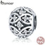 BAMOER 100% Genuine 925 Sterling Silver Dazzling CZ Elegant Beads fit Women Bracelets & Necklaces DIY Jewelry Making SCC732