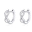 BAMOER Hoop Earrings for Women Trendy Styles 925 Sterling Silver Minimalist Simple Ear Hoops Silver Anti-allergy Fashion Jewelry