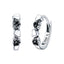 BAMOER 925 Sterling Silver Heart to Heart Hoop Earrings Silver for Women Sterling Silver Jewelry Valentine's Day Gift SCE445