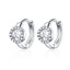bamoer 3 Styles Hoop Earrings Sterling Silver 925 Cute Cat Star Round Small Ear Hoops for Women Jewelry Gifts for Girl BSE172