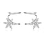 bamoer Twine Hoop Earrings for Women Solid Silver 925 Star Round Tiny Ear Hoops Fashion Jewelry Korean Jewelry SCE637