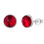 BAMOER Popular 925 Sterling Silver April Birthstone Droplets, Rock Crystal Stud Earrings For Women Fashion Jewelry PAS498