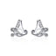 BAMOER Clearance Jewelry Delicate 100% 925 Sterling Silver Clear CZ Small Stud Earrings Women Wedding Jewelry Brincos PAS488