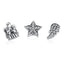 BAMOER 925 Sterling Silver Celestial ,Love & Family,Forever Hearts Petites Memories Beads Fit Floating Locket Necklaces PSF101