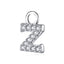 1 piece Simple Ear Hoops with 26 Letters Alphabet Charm for Earrings for Women DIY Jewelry Making Fashion Bijoux SCP035