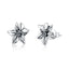 bamoer 925 Sterling Silver Stud Earrings for Women Bees and Retro Flower Ear Pins Female Anti-allergy Gifts for Girl SCE884