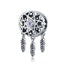 BAMOER Genuine 925 Sterling Silver Beautiful Dream Catcher Holder Beads fit Charm Bracelet Necklace DIY Jewelry Christmas SCC330