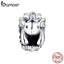 bamoer Genuine 925 Sterling Silver Hedgehog Animal Charm for Women Jewelry Making Original Bracelet & Bangle DIY Jewelry SCC1420