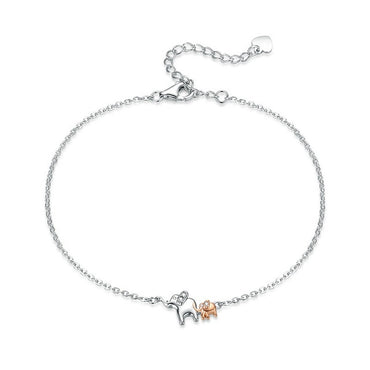 bamoer 925 Sterling Silver Elephant Animal Finger Rings for Women Fashion Jewelry New Design Anel Bijoux SCR585