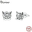 bamoer Kitty Cat Animal Stud Earrings for Women 925 Sterling Silver Anti-allergy Ear Pins Gift for Girl Fine Jewelry SCE889