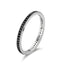 2020 TOP SALE Authentic 925 Sterling Silver 2 Colors Dazzling CZ Stackable Rings for Women Wedding Jewelry Mother Gift SCR114