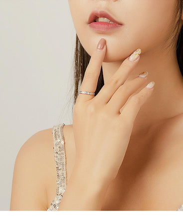 2020 TOP SALE Authentic 925 Sterling Silver 2 Colors Dazzling CZ Stackable Rings for Women Wedding Jewelry Mother Gift SCR114 - BAGREER