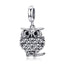 bamoer Owl Mom and Baby Metal Charm 925 Sterling Silver Animal Guardian Charm fit Original Bracelet Jewelry Accessories BSC238