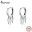 bamoer Punk Earrings for Women and Men 925 Sterling Silver Unique Design Stylish Unisex Jewelry Pendientes SCE779
