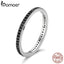 2020 TOP SALE Authentic 925 Sterling Silver 2 Colors Dazzling CZ Stackable Rings for Women Wedding Jewelry Mother Gift SCR114