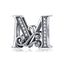 BAMOER 2019 NEW 925 Sterling Silver Vintage A to Z Clear CZ 26 Letter Alphabet Bead Charms Fit Bracelets DIY Jewelry BSC030