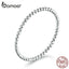 BAMOER Hot Sale 100% 925 Sterling Silver Lovely Finger Rings for Women Korean Style Sterling Silver Jewelry Gift SCR574