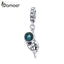 bamoer Original Design Pendant Charm fit Original Silver Bracelet Astronaut Pendants for Necklace Fashion Jewelry BSC202