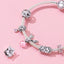 bamoer Genuine 925 Sterling Silver Metal Flower Beads Charm for Women Origianl Bracelet Bangle Silver Fine Jewelry SCC1486