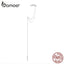 bamoer 1pc 925 Sterling Silver Double Layers Long Tassel Dangle Earrings for Women Drop Earrings Korea Style Jewelry 2020 BSE363